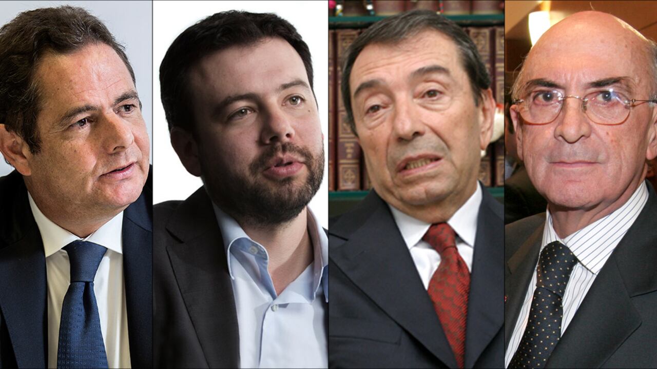 Germán Vargas Lleras, Carlos Fernando Galán, Fuad Char y Antonio Álvarez Lleras.