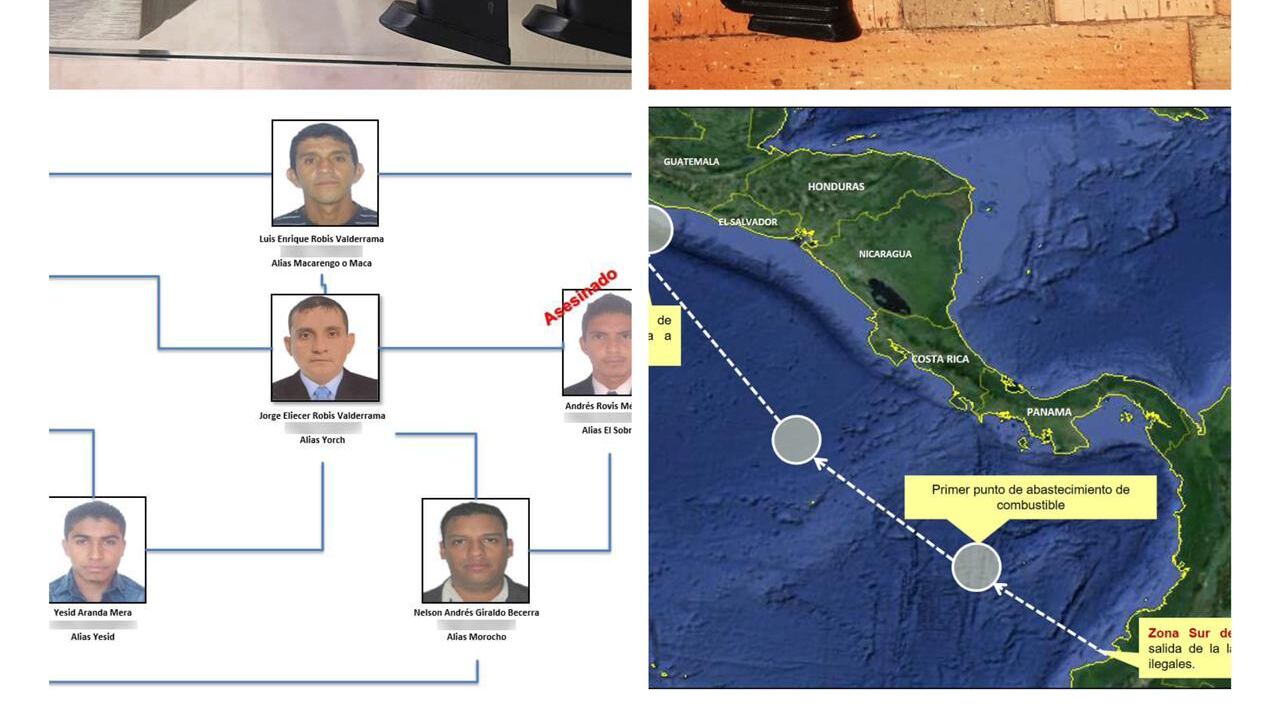 Exclusivo: las armas de fuego encontradas en el operación en la que participó la DEA donde fueron capturados los hermanos Rovis Valderrama.