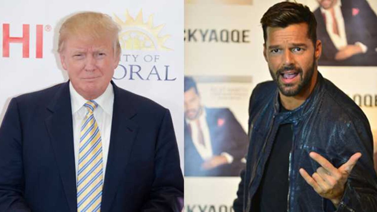 La crítica de Ricky Martin a los latinos que apoyan a Donald Trump