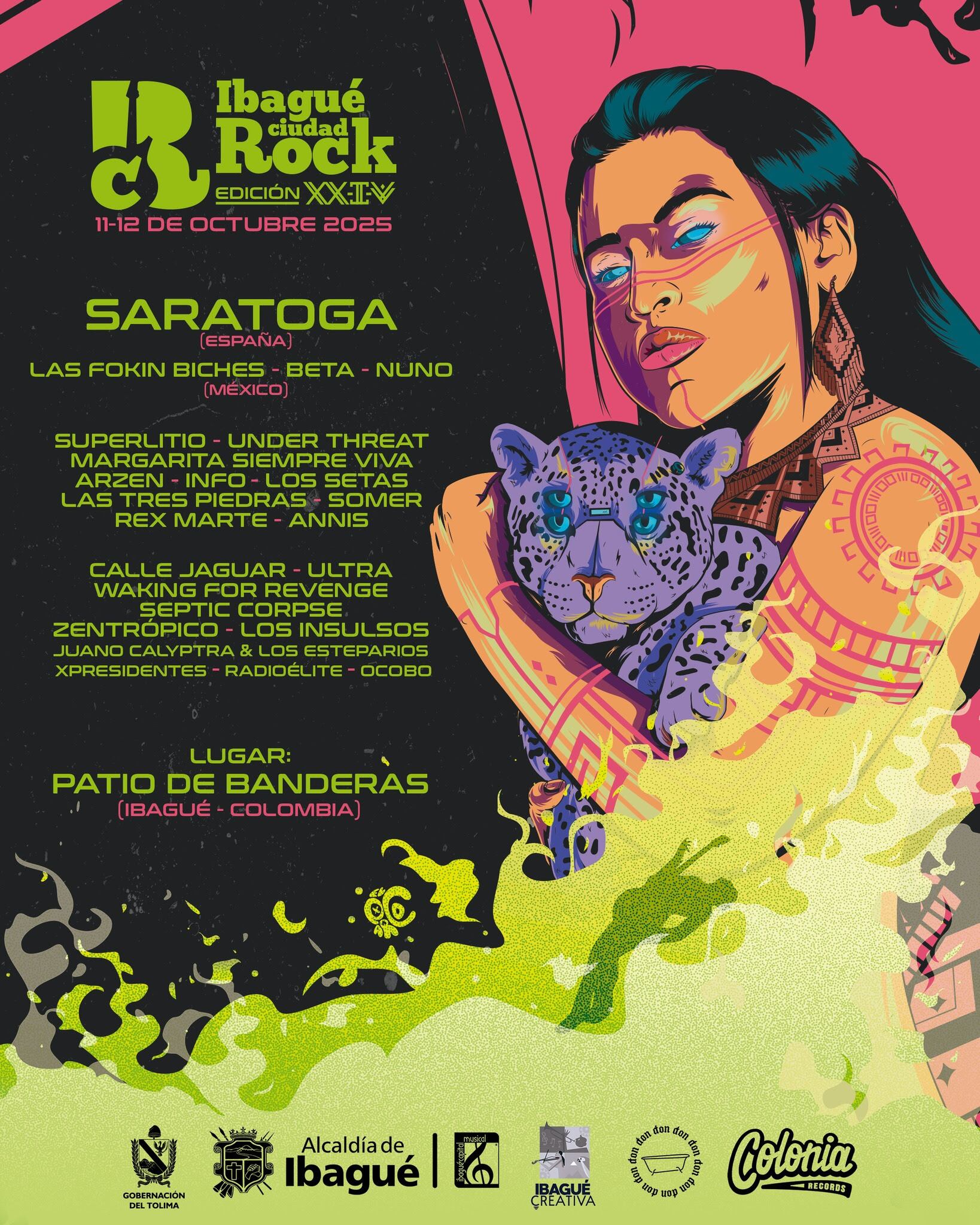 Ibagué Ciudad Rock 2025.