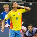 Ríos marcó el cuarto gol de Colombia ante Panamá