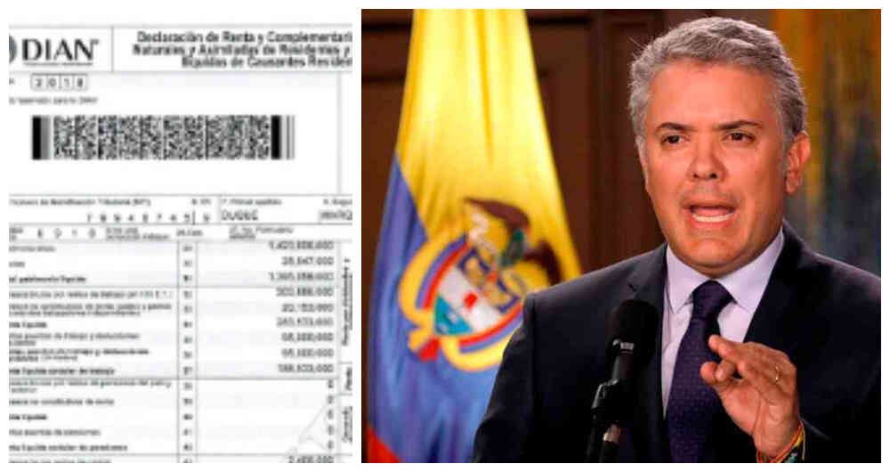 La declaración de renta del presidente Iván Duque