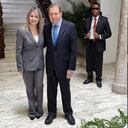 Vicky Dávila y Edmundo González en Panamá.