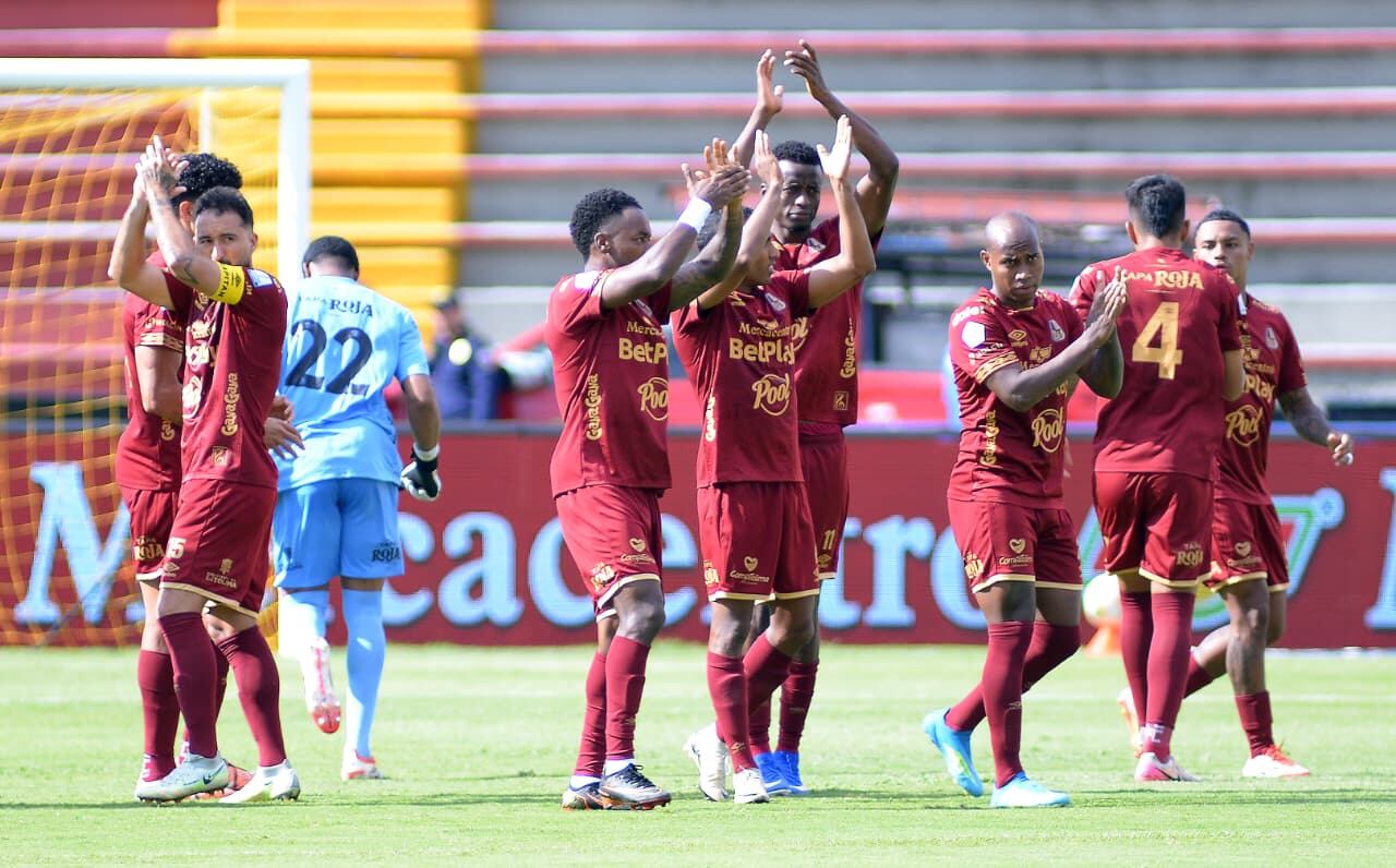 Imagen del partido entre Deportes Tolima y Deportivo Cali por la fecha 19 del primer semestre de la Liga Colombiana 2026.