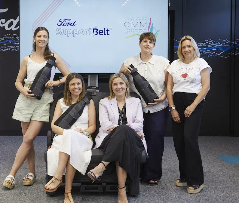 Ford lanzó el SupportBelt, un accesorio planeado para disminuir las molestias de las personas con cáncer de mamá a la hora de conducir.