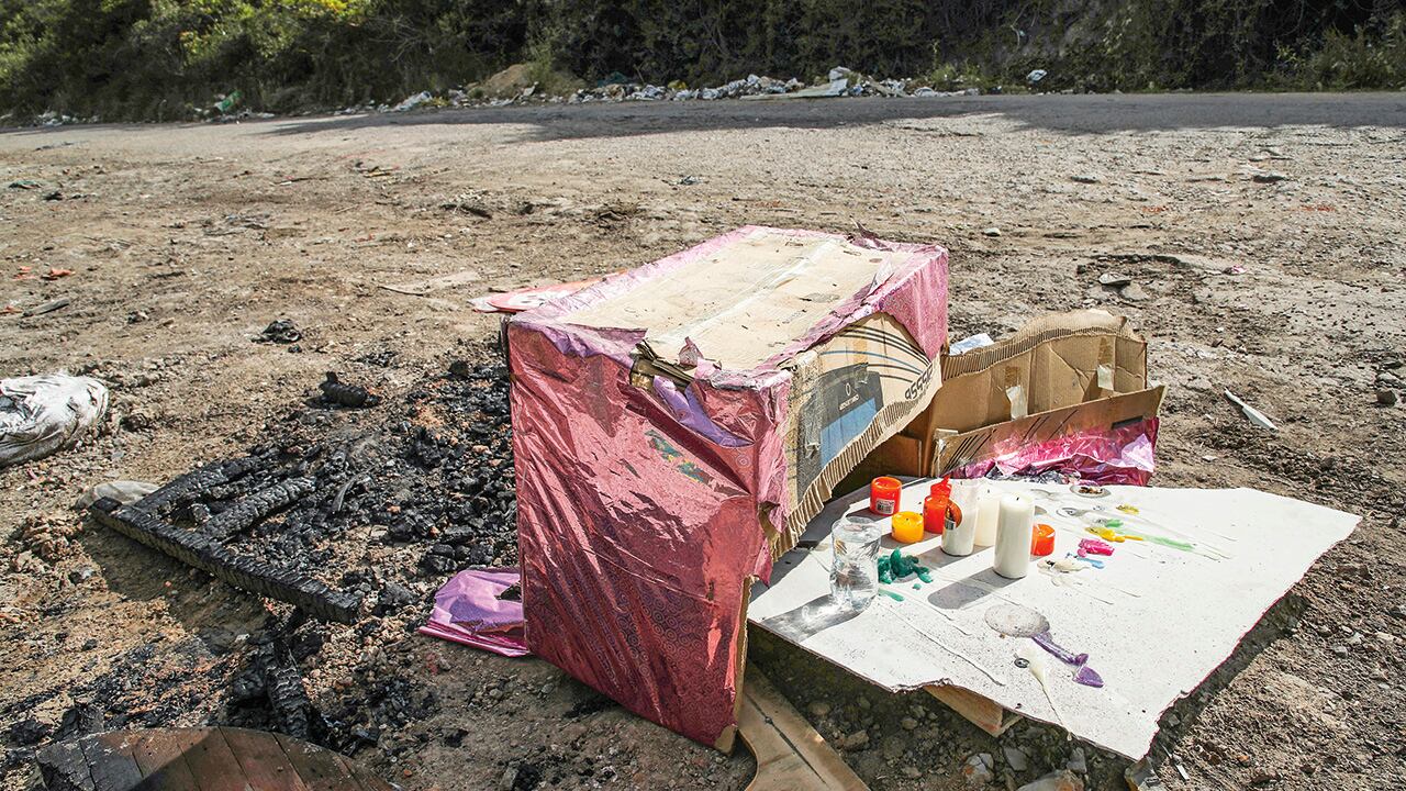 Este es el lugar donde el cuerpo del profesor de la Universidad Externado fue abandonado e incinerado. SEMANA llegó hasta el sitio. 