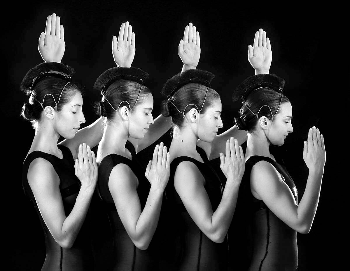 'Les 24 Préludes de Chopin'. Bailarinas: Kirsten Andersen, Isabelle Poirier, Carla Maruca, Sandrine Lafond.