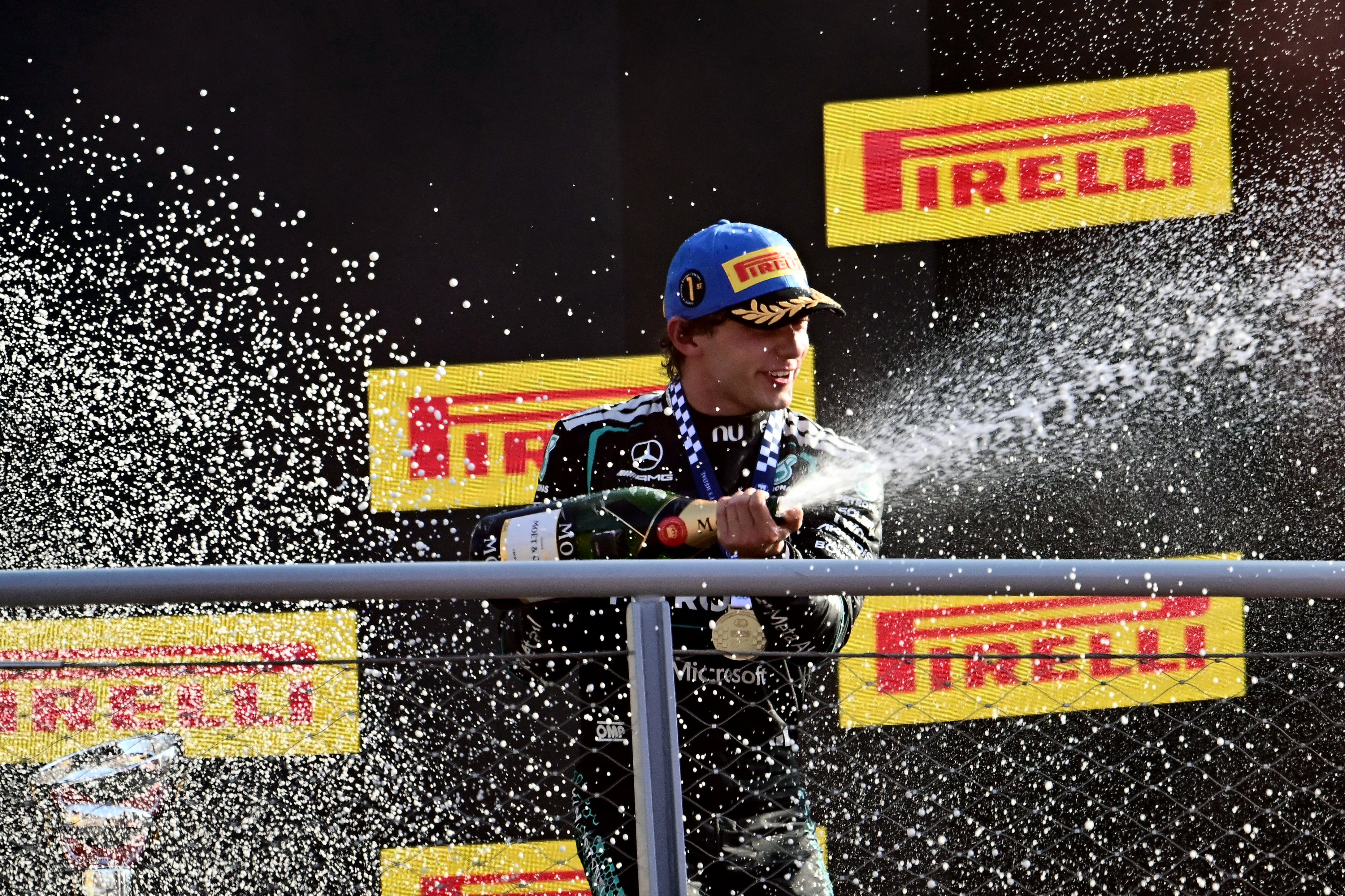Kimi Antonelli ganador del Gran Premio de Italia.