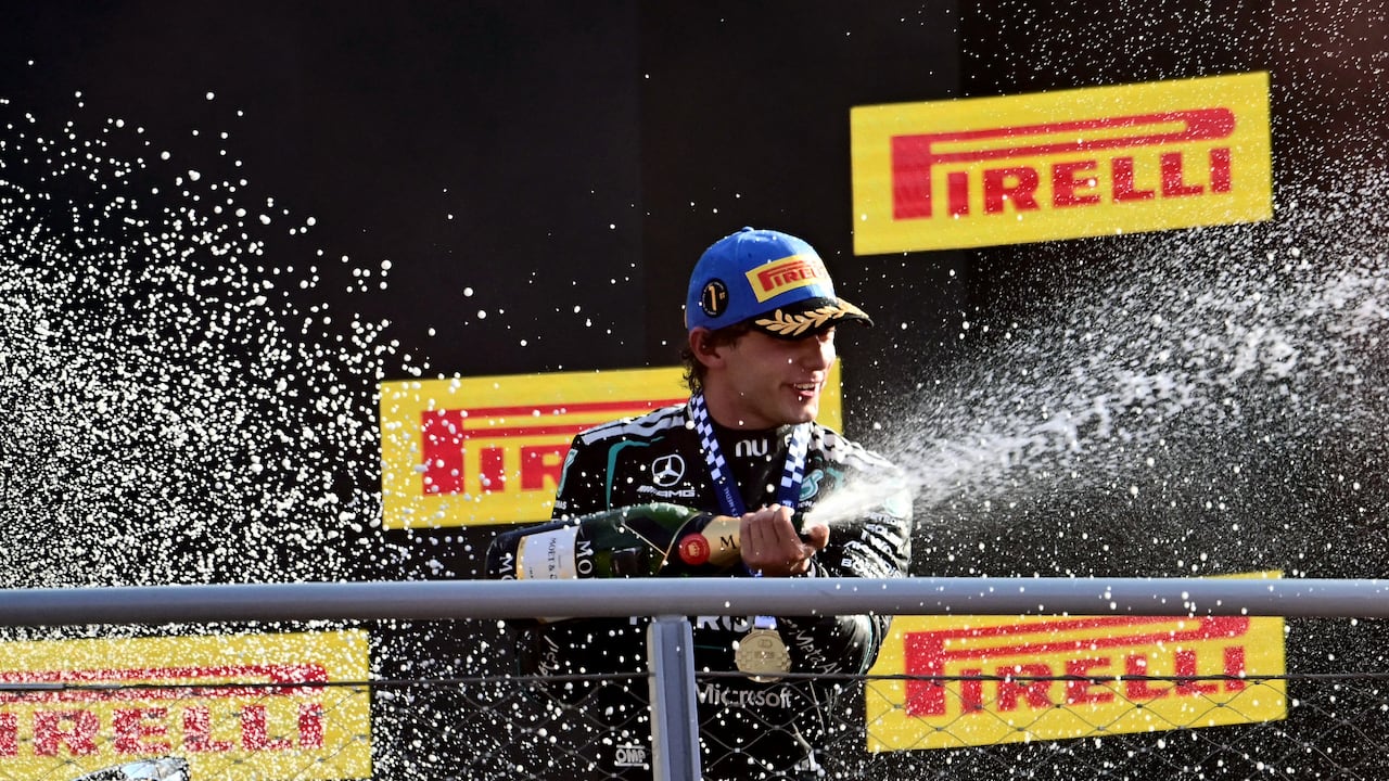 Kimi Antonelli, ganador del Gran Premio de Italia.