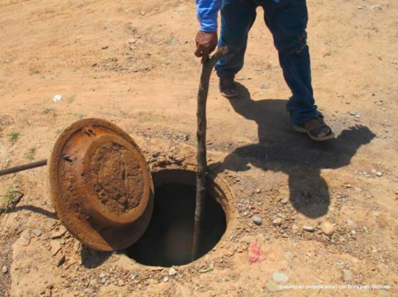 Alcantarillas en mal estado.