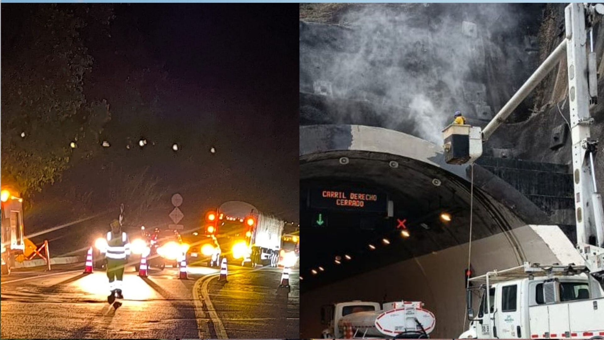 Estos cierres se darán en horario nocturno, con el fin de afectar lo menos posible, la movilidad en la vía.