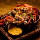 El cangrejo aporta proteínas y 0 carbohidratos.