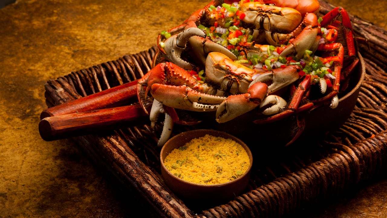 El cangrejo aporta proteínas y 0 carbohidratos.