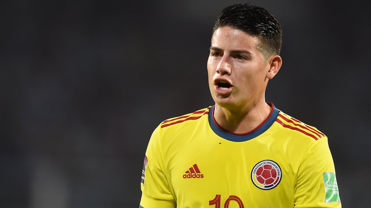 James Rodríguez está en duda para los juegos ante Bolivia y Venezuela.
