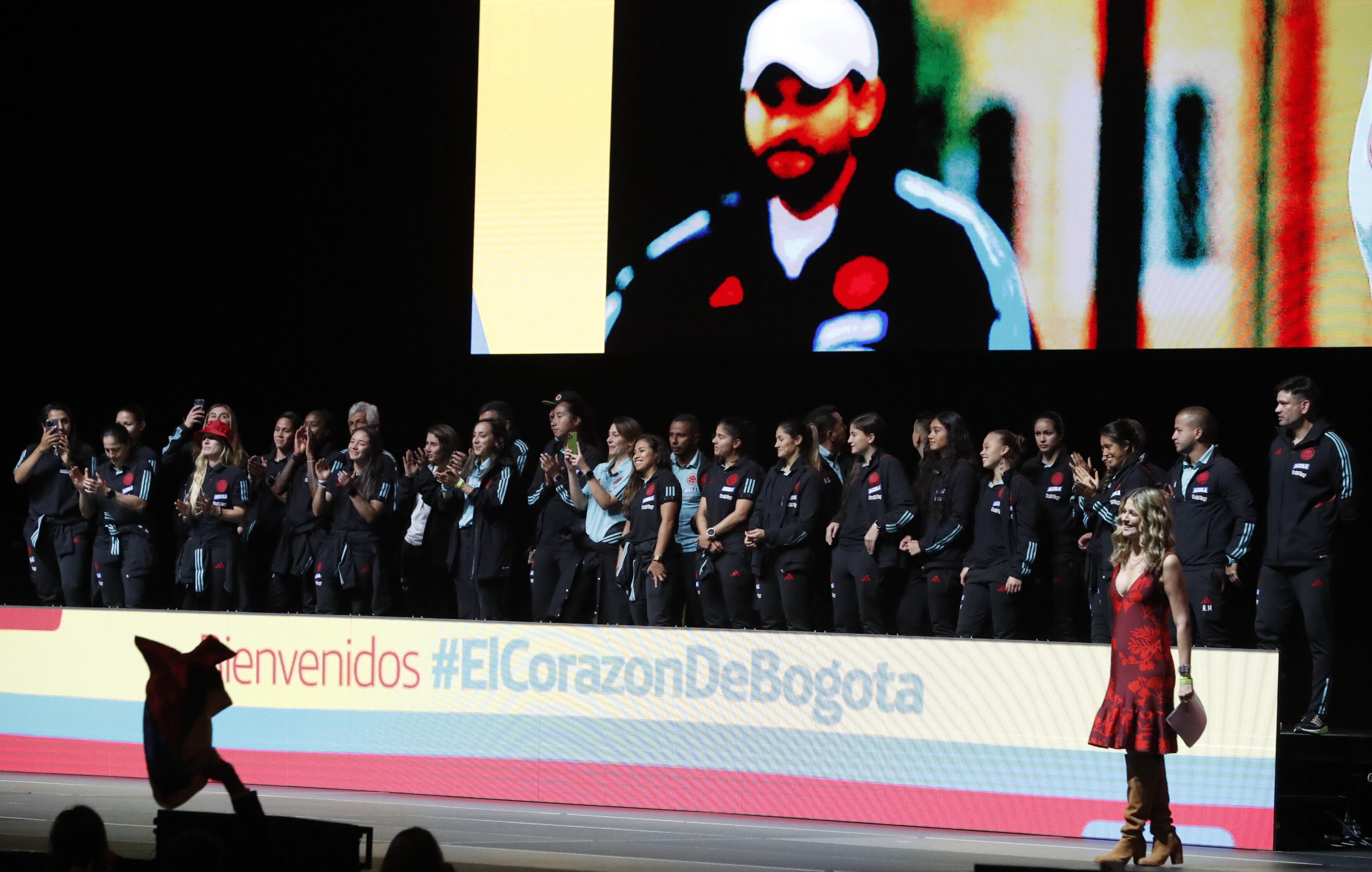 Recibimiento de la Selección Colombia Femenina de Mayores