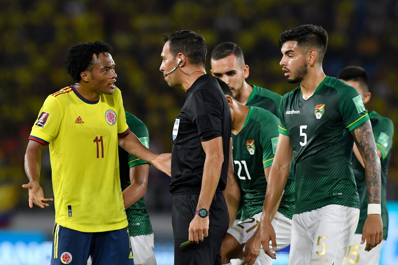 Juan Cuadrado fue amonestado en el juego con Bolivia