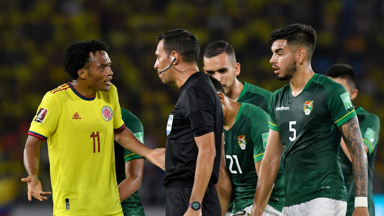 Juan Cuadrado fue amonestado en el juego con Bolivia
