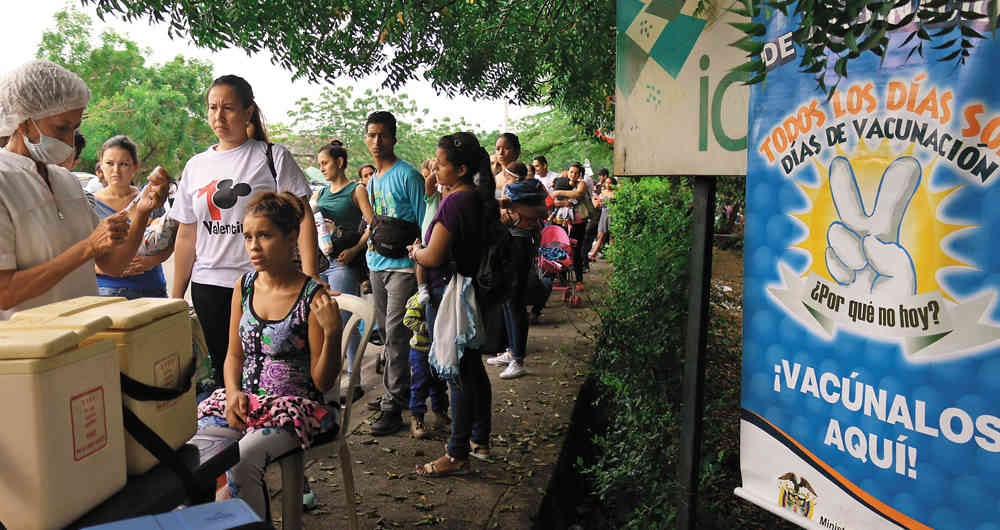 Entre 2016 y 2019 han sido vacunados 43.123 migrantes y 306.986 colombianos retornados.