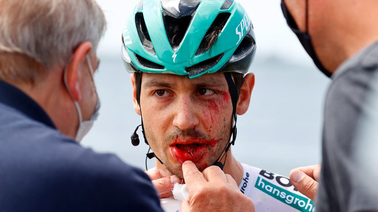 Emanuel Buchmann en el Giro de Italia.