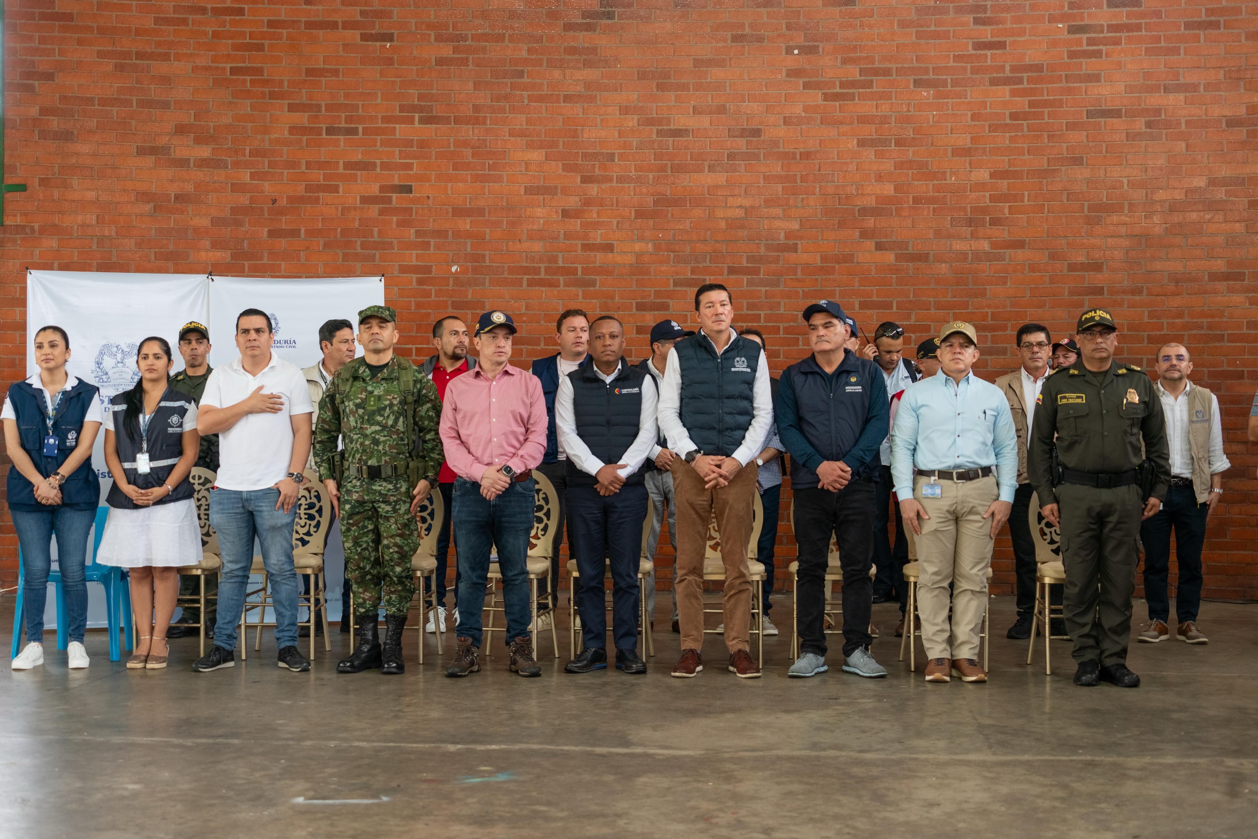 Instalación de la jornada de votaciones en las elecciones atípicas en Putumayo, donde se elige al nuevo gobernador.