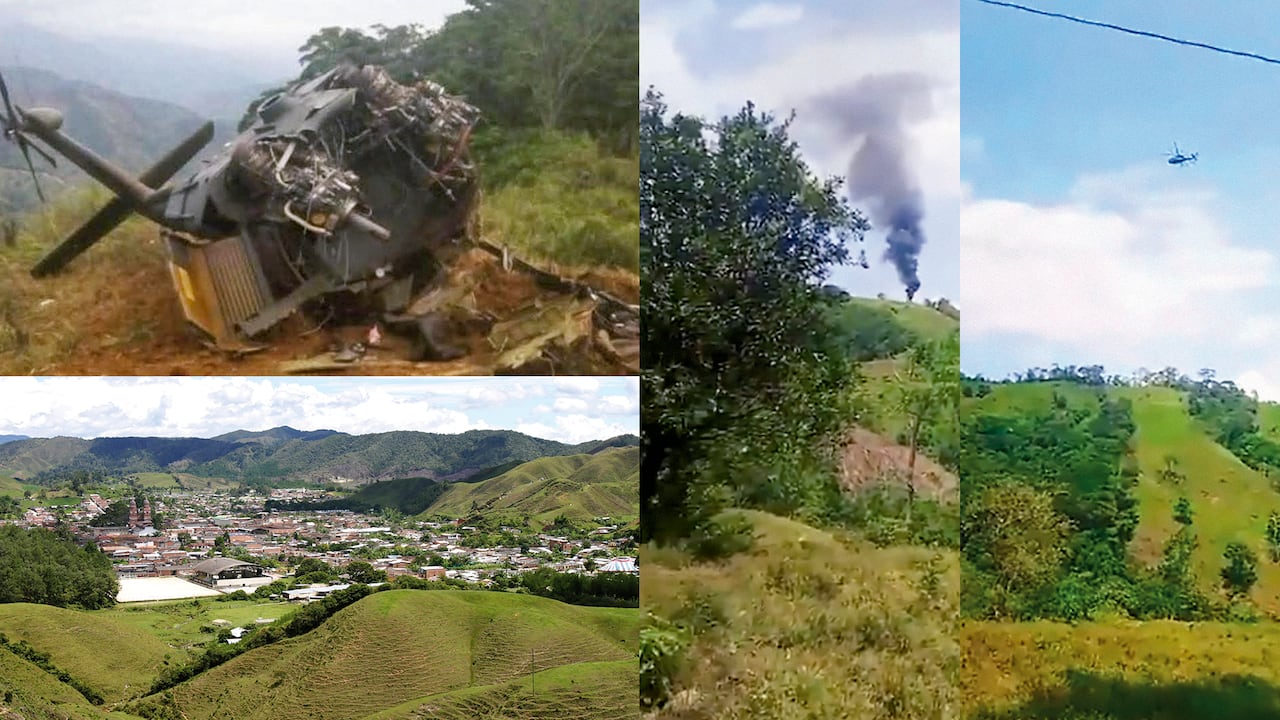 Así fue el despiadado ataque contra la policía en Amalfi, Antioquia.