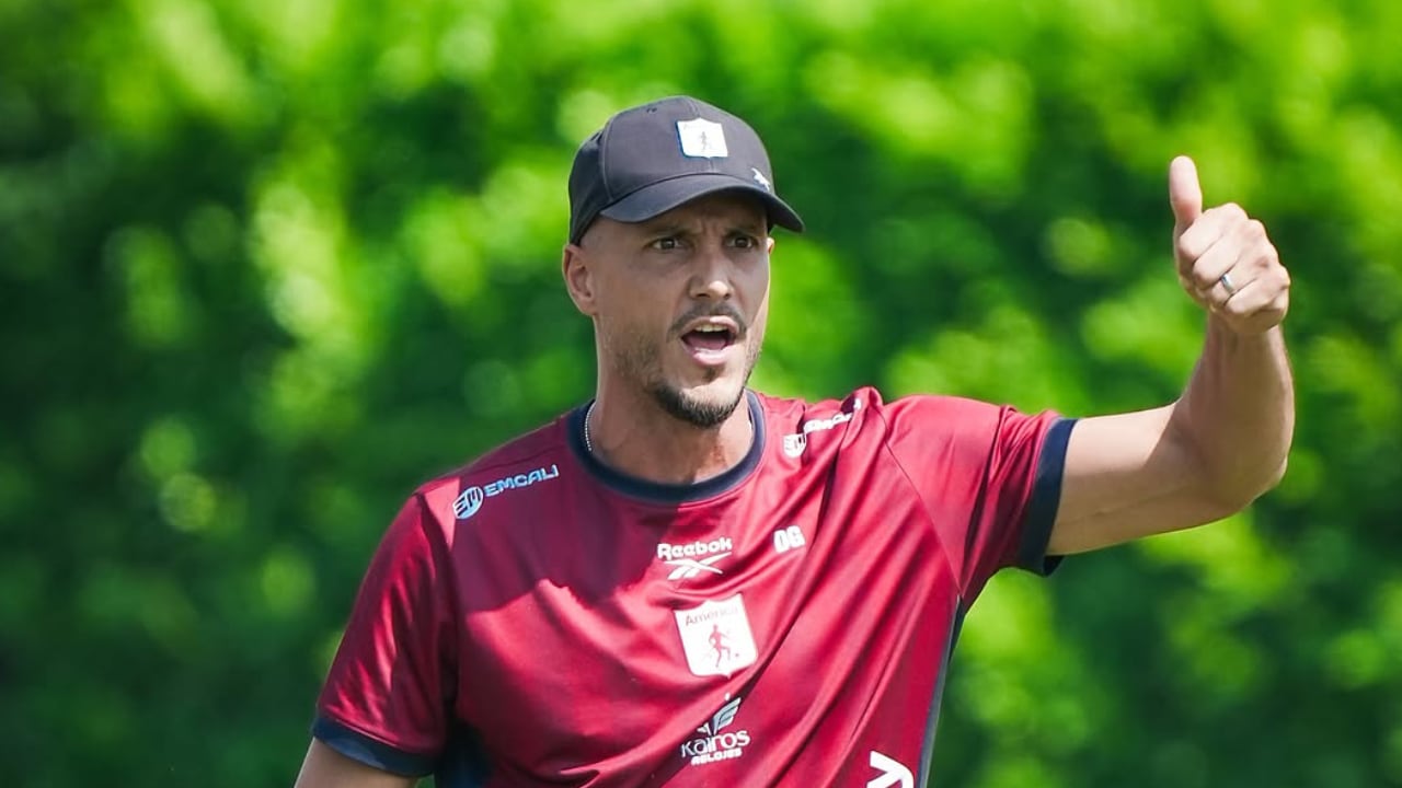 David González, DT de América de Cali.