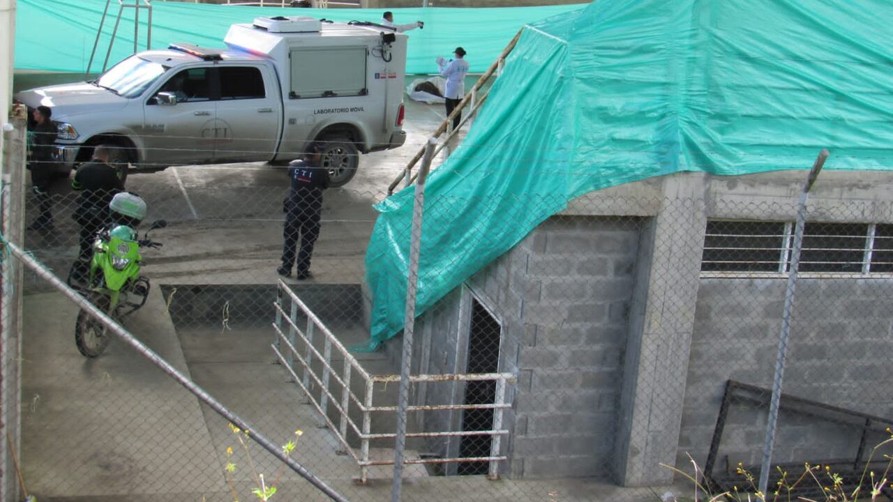 Rescatistas en el lugar