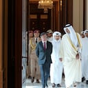 Gustavo Petro y el Emir de Catar Tamim bin Hamad Al Thani
