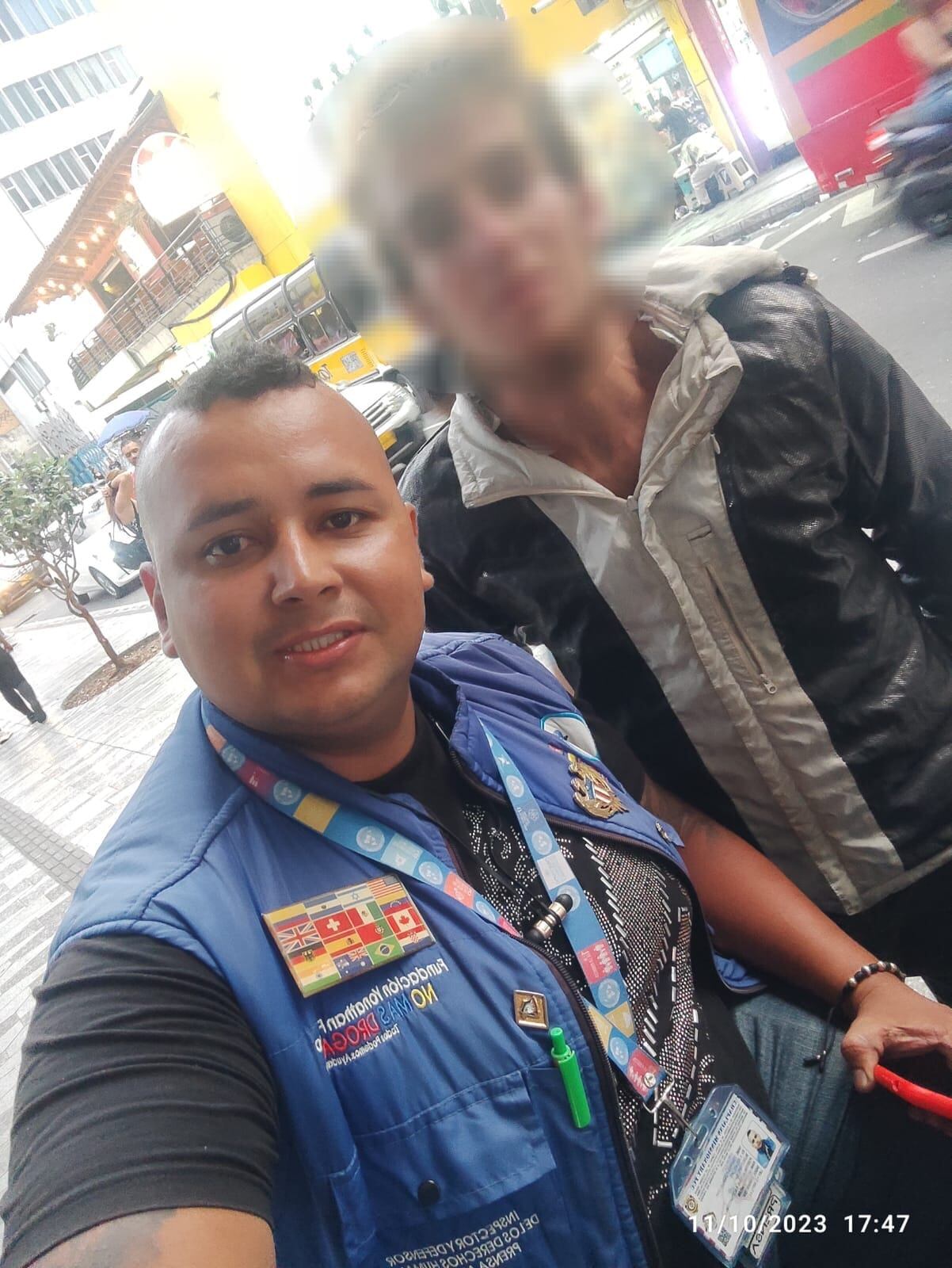 Este joven se llama Christofer y su familia reside en el municipio de Caldas, Antioquia