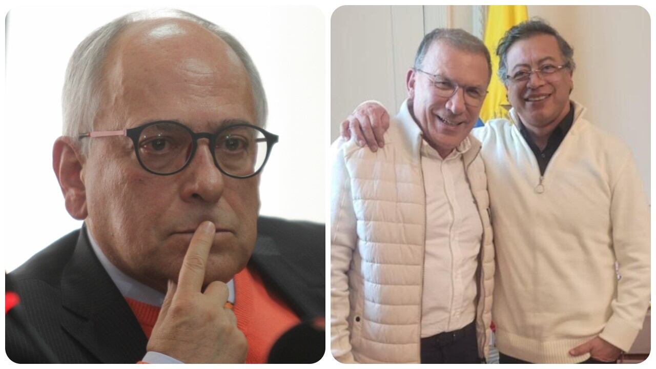 José Obdulio Gaviria, Roy Barreras y Gustavo Petro.