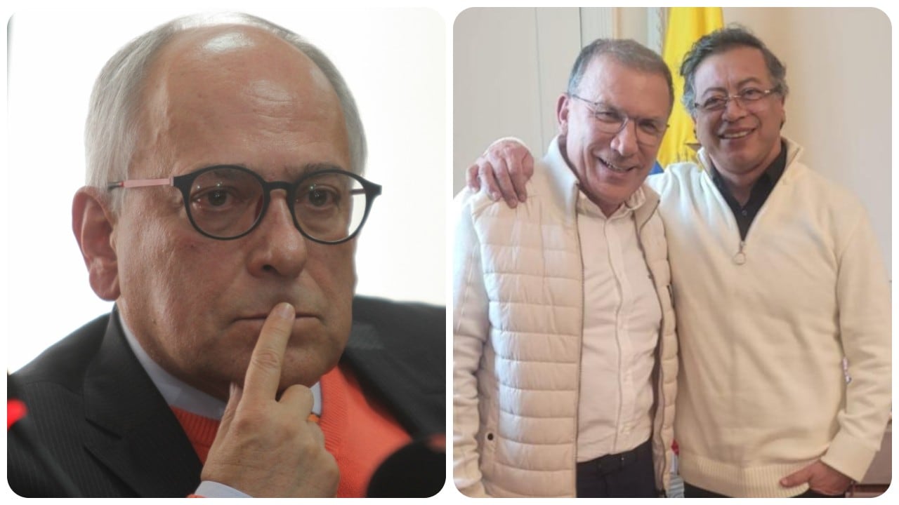 José Obdulio Gaviria, Roy Barreras y Gustavo Petro.