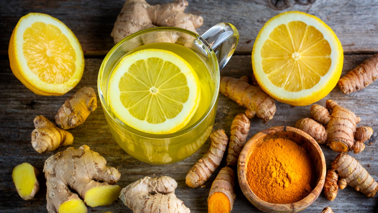 El té de Jengibre y limón es ideal para bajar de peso.