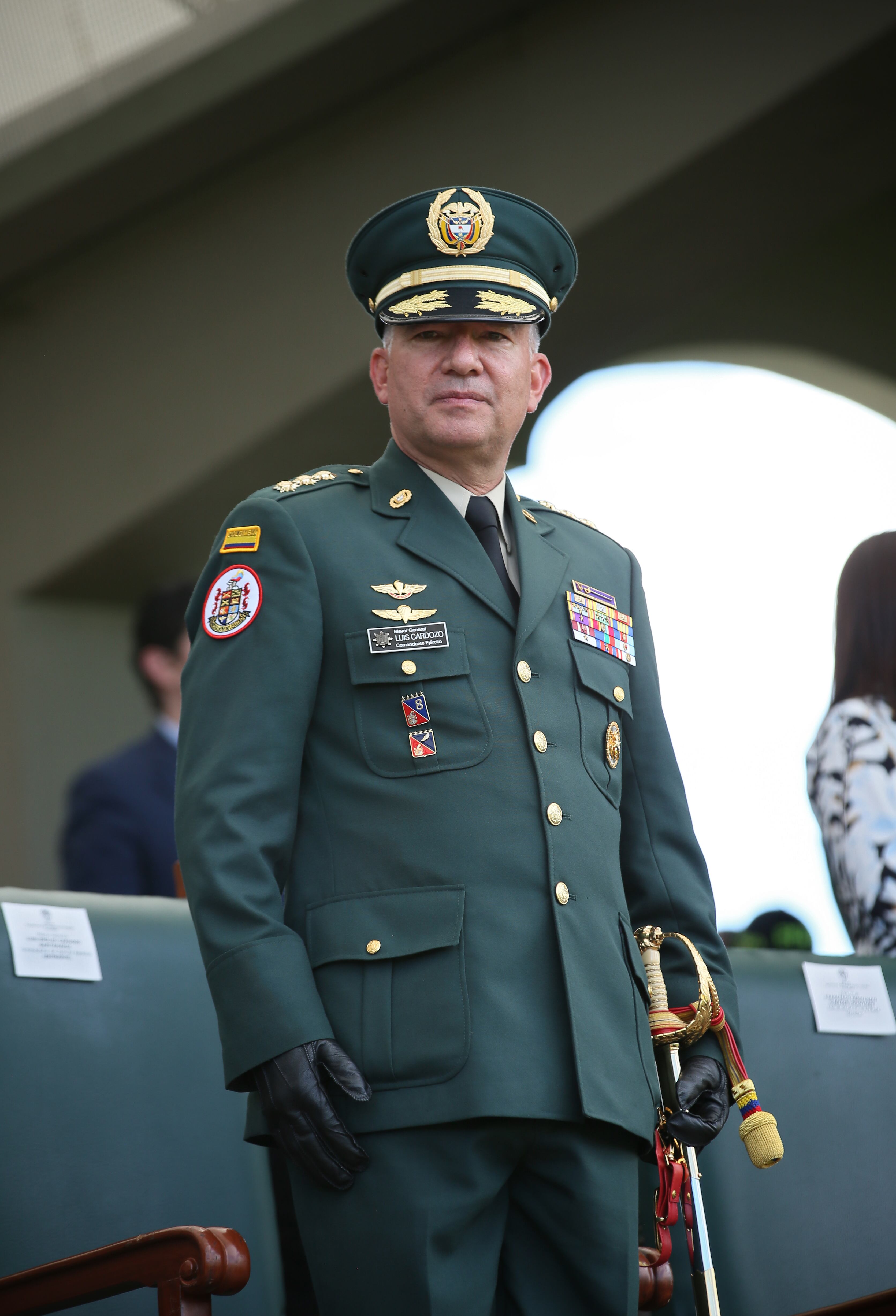 Mayor general Luis Emilio Cardozo Comandante del Ejército Nacional
Ceremonia de transmisión de cambio de mando del Comando del Ejército Nacional
Bogota mayo 31 del 2024
Foto Guillermo Torres Reina / Semana