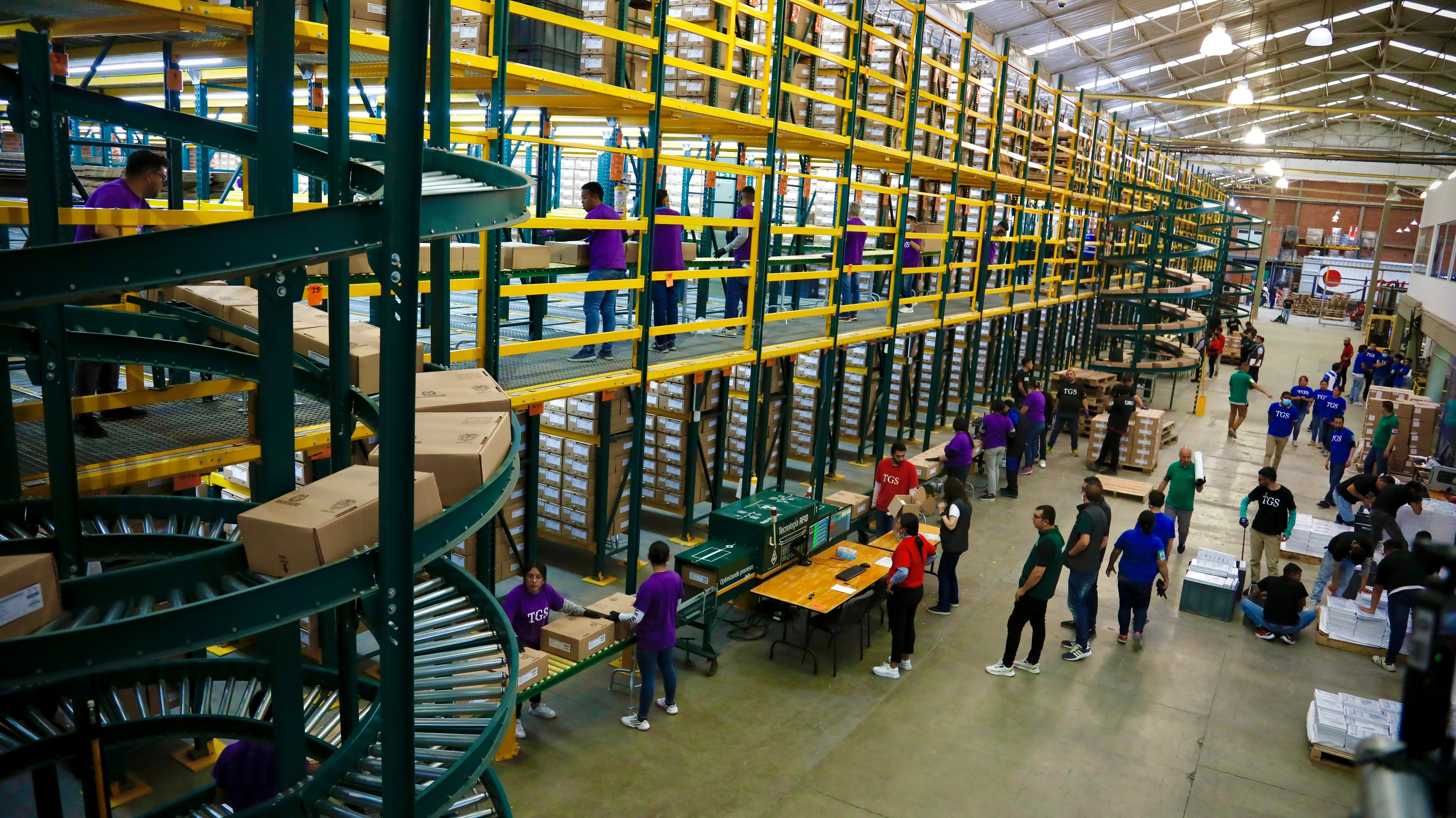 Logística para elecciones regionales 2023. FOTO: Cortesía Registraduría