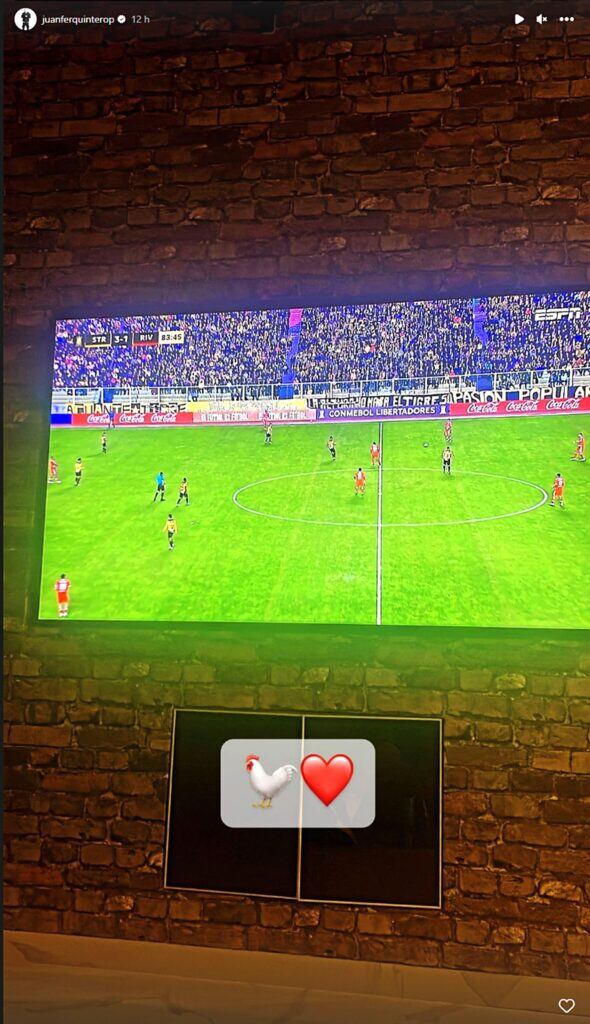 Juan Fernando Quintero, pendiente de River Plate.