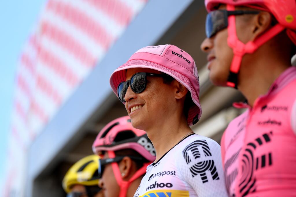 Esteban Cháves, ganador de la Vuelta a Cataluña.