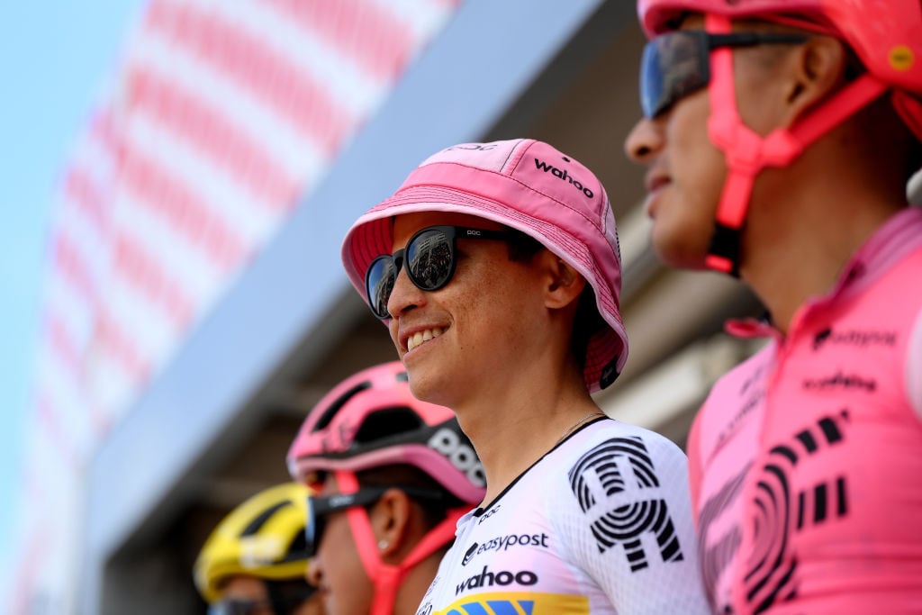 Esteban Cháves, ganador de la Vuelta a Cataluña.