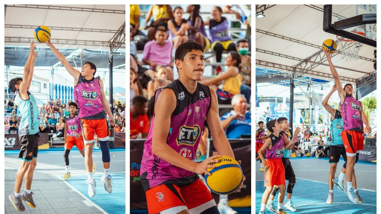 Adrián Córdoba, promesa del baloncesto colombiano.