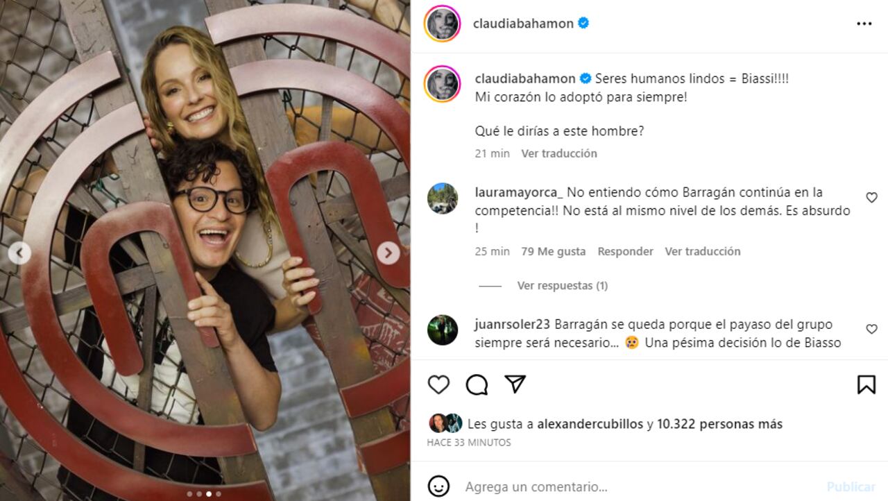 Foto: Instagram @caludiabahamon.