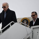 El presidente de los Estados Unidos, Joe Biden, con su hijo Hunter Biden.