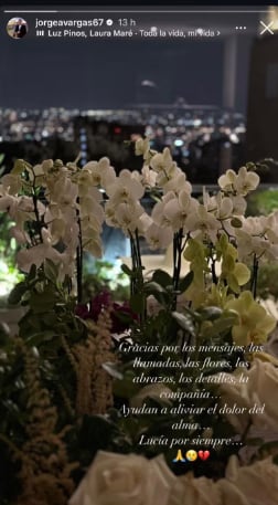 Jorge Alfredo Vargas reapareció tras sufrir la pérdida de su madre.