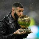 Benzema presentó el sábado su Balón de Oro ante el Santiago Bernabéu