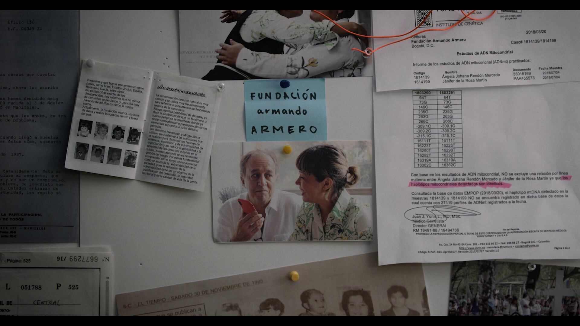 En ‘La hija del volcán’  Jenifer de la Rosa Martín, la directora y protagonista del documental busca recomponer la historia de sus orígenes luego de la tragedia que conmovió al mundo en 1985.