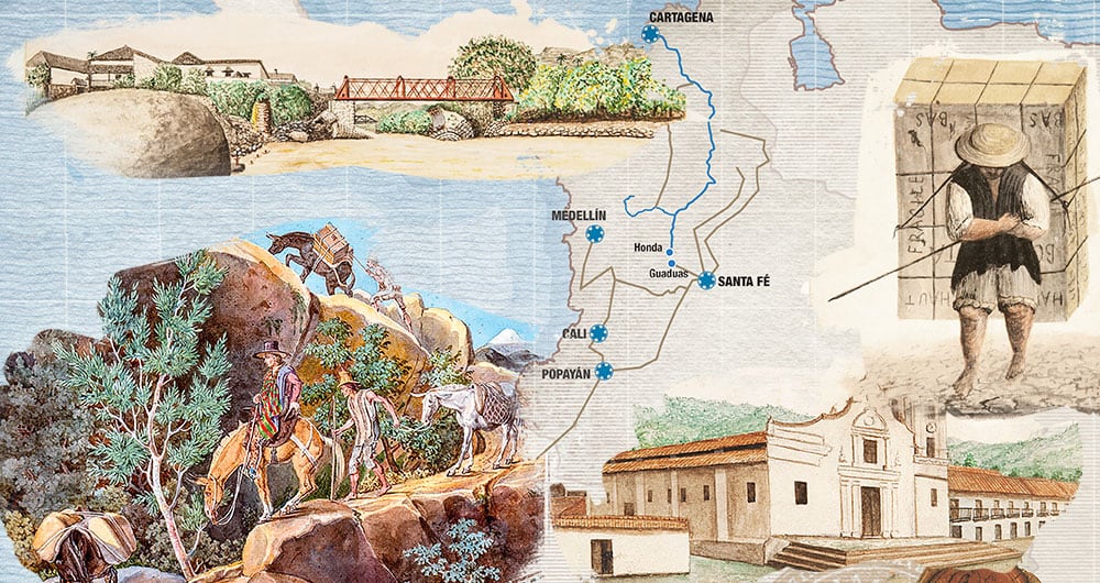 La historia del camino Real Honda-Santafé