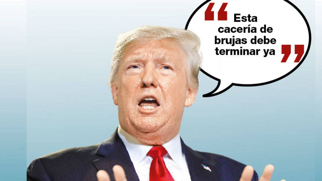 El proceso de destitución se hace cada vez más tenso. El presidente Donald Trump la está pasando mal.