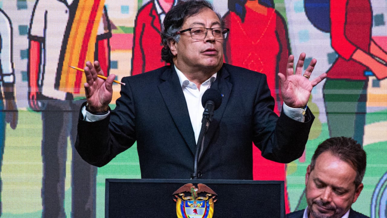 Gustavo Petro, presidente de Colombia. (Foto de Sebastián Barros /NurPhoto vía Getty Images)