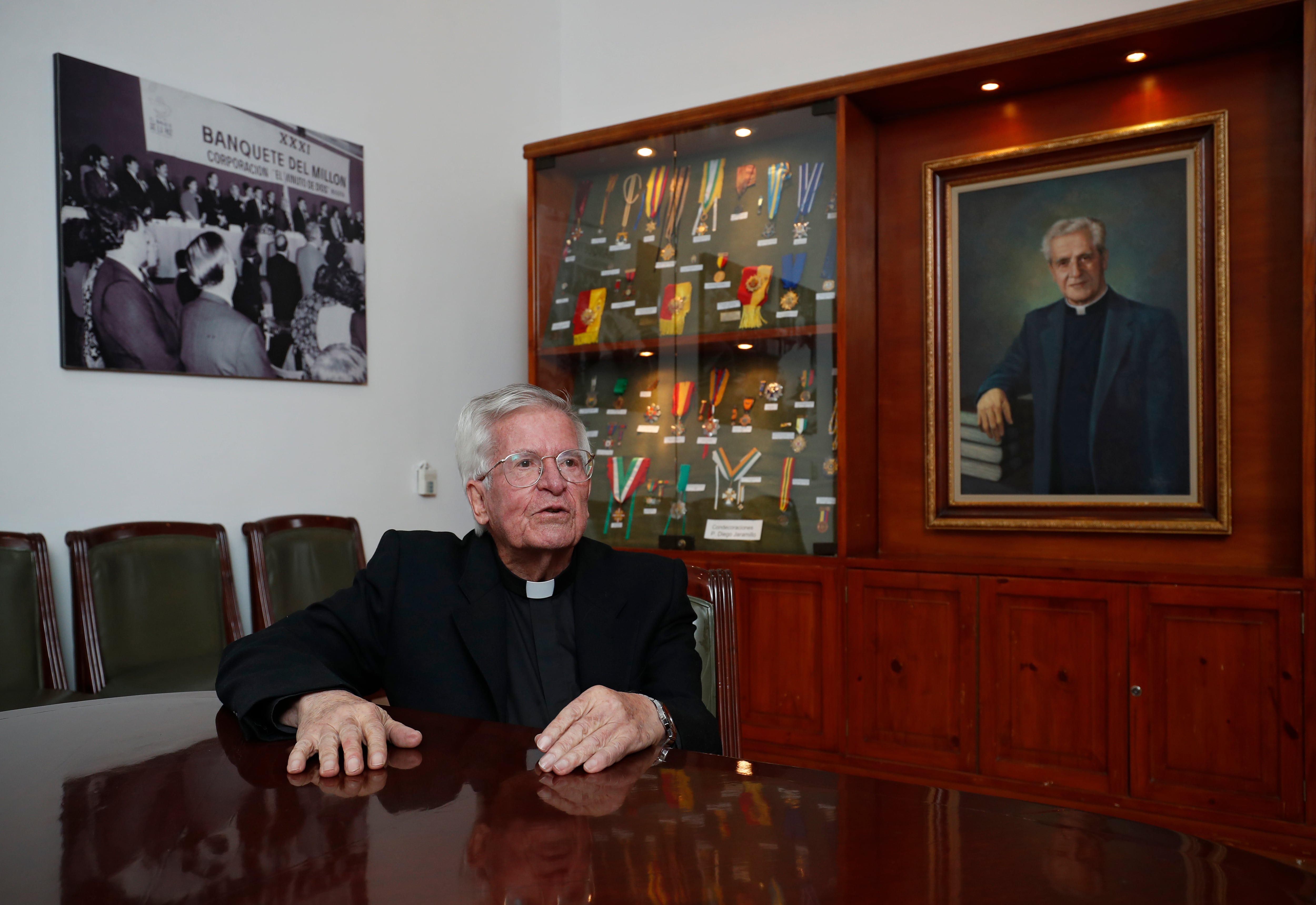 Padre Diego Jaramillo Cuartas
sacerdote en el seno de la Congregación de Jesús y María - Eudistas y actualmente es el presidente de la organización El Minuto de Dios.
Bogota mayo 25 del 2022
Foto Guillermo Torres Reina / Semana