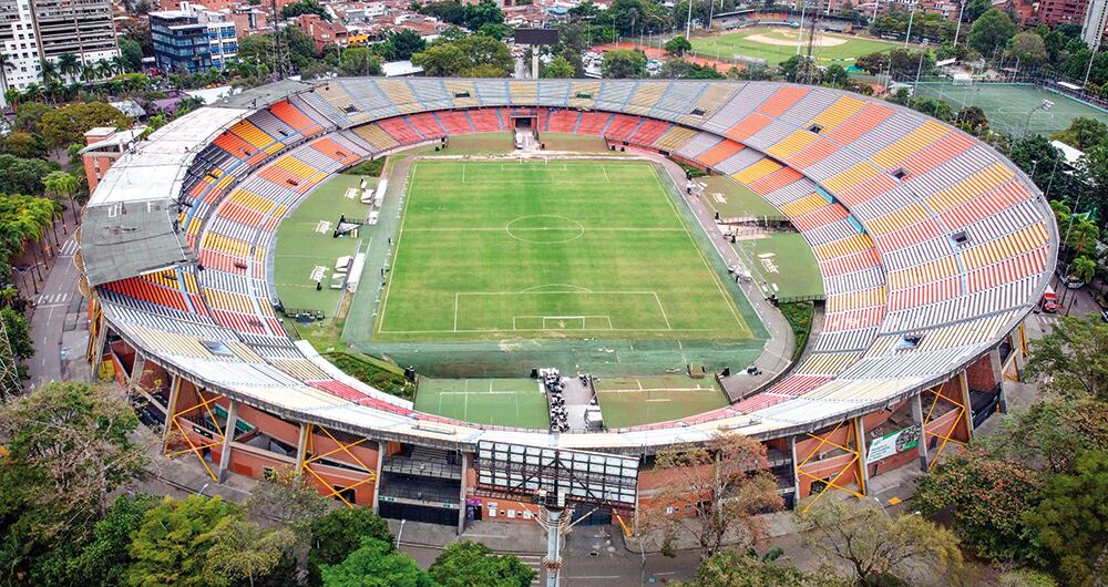 El Estadio Atanasio Girardot.