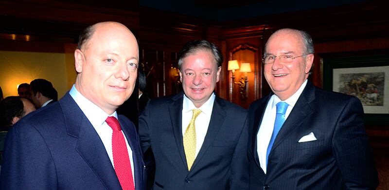 Mauricio Umaña, Gabriel Silva Luján y Álvaro Villegas.