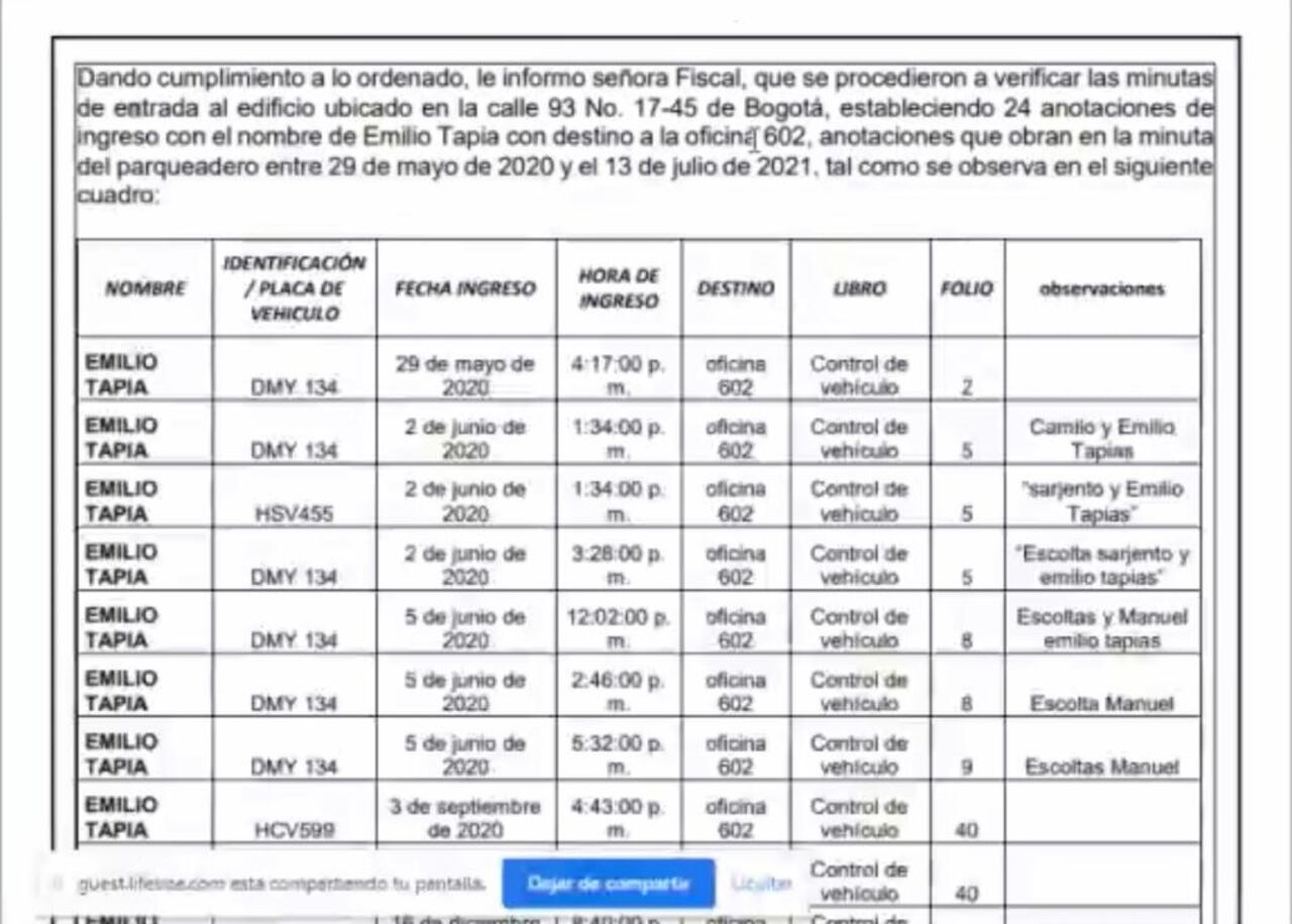 Los “chats” del caso Centros Poblados... Pantallazos de la audiencia.